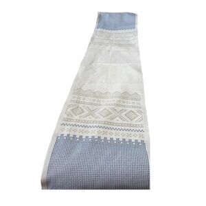 Marius by Ekelund Table Runner Blue Organic Cotton Scandinavian‎ Woven 14x57